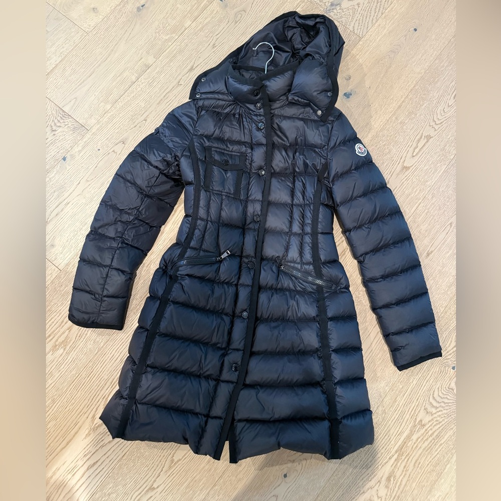 Women's moncler Black Puffer Coat